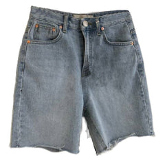 Loose Casual Five-Point Denim Shorts