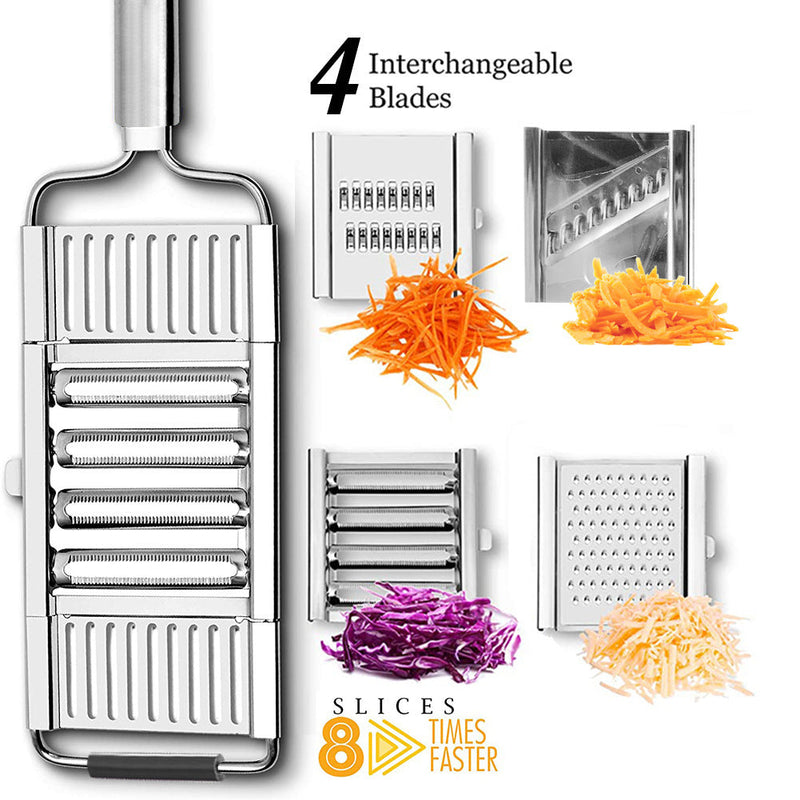 Stainless Steel Grater, Vegetable And Fruit Slicer
