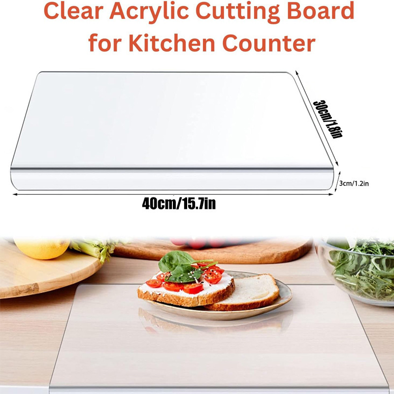 Non-Slip Acrylic Kitchen Cutting Board
