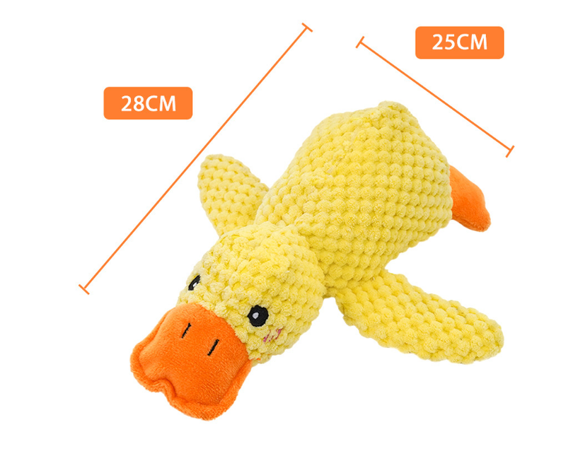 Squeaky Duck Toy - Soothing for Dogs