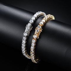 Tennis Chain Bracelet - Zircon Single Row