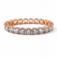 Tennis Chain Bracelet - Zircon Single Row