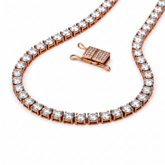 Tennis Chain Bracelet - Zircon Single Row